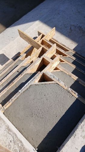 Glatte Betonfläche