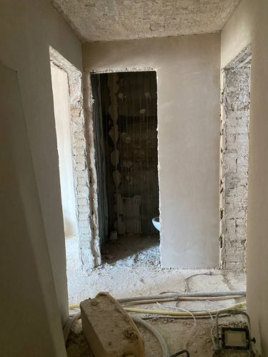 Rohbau mit Stützen